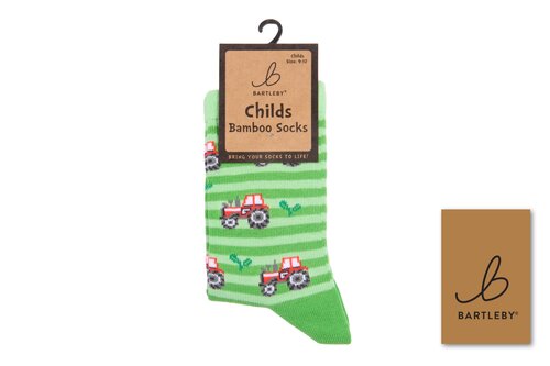 Bamboo Sock Little Tractor (6-12)