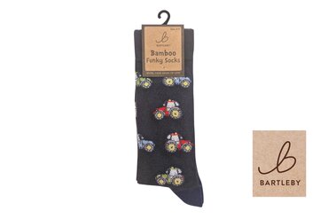 Bamboo Sock Modrn Tractor 6-11