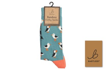 Bamboo Sock Seagull Puffin 4-7
