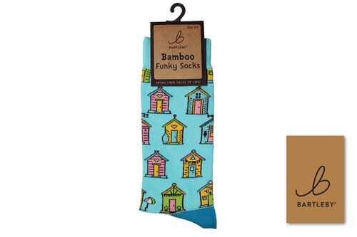 Bamboo Socks Beach Huts 4-7
