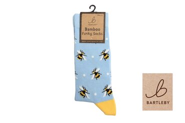 Bamboo Socks Bumble Bees 4-7