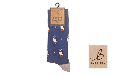Bamboo Socks Puffy Puffin 6-11