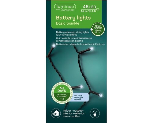 Led Durawise Battery x 48L Cool White/Black Cable - image 5