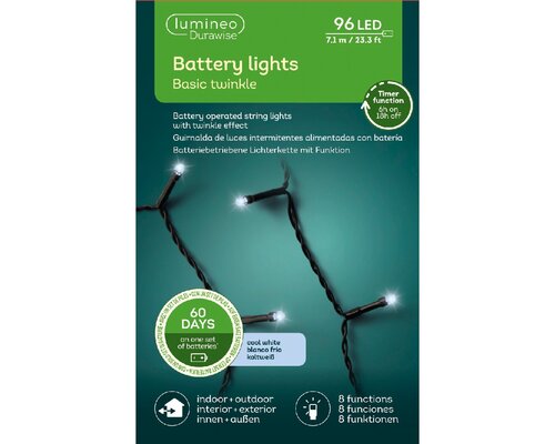 Led Durawise Battery x 96L Cool White/Black Cable - image 4