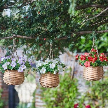 Faux Basket Bouquet - Blossom 31x18cm - image 2