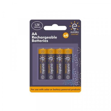 Batteries Rechargeable AA 4pk