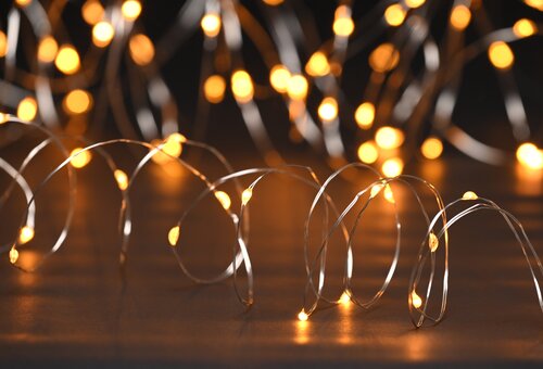 Battery Dewdrop Lights x50 (Warm White)