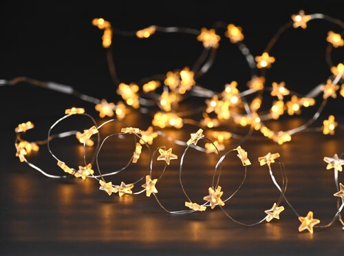 Battery Dewdrop Star Light Multifunction x40 (Warm White)