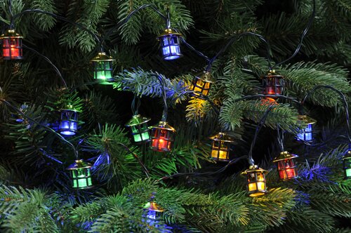 Battery Lantern Lights x20 (Multi)