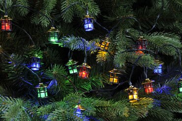 Battery Lantern Lights x20 (Multi)