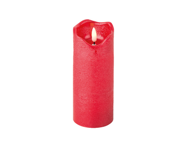 Wax Red Candle 7x17cm (Battery Operated)