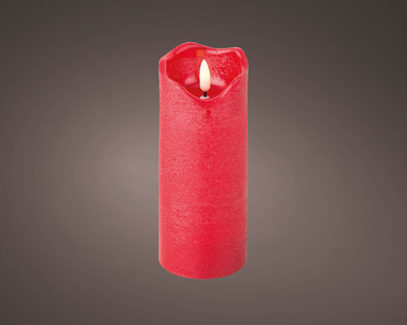 Wax Red Candle 7x13cm (Battery Operated) - image 2