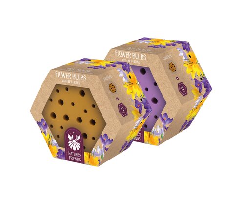 Bee House Crocus Gift Set