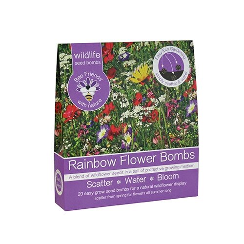 Bee's Rainbow Seed Bombs x 20