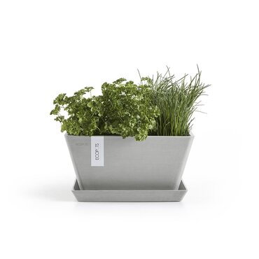 Berlin Eco Pot White Grey 31cm - image 2