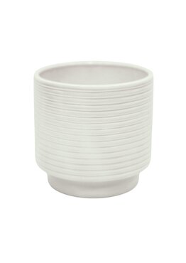 Berlin Ripple Indoor Planter (Cream)