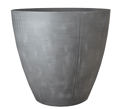 Beton Tall Rnd Planter Dark Grey 40cm - image 1