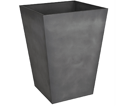 Beton Tall Sq Planter Dark Grey 40cm - image 1