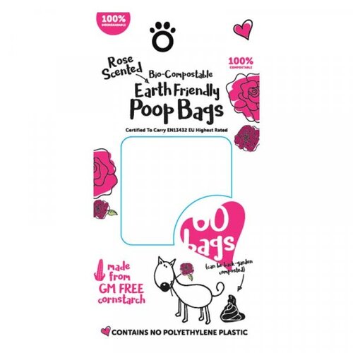 Bio-Compostable Poop Bags - 120 Pack, 8 Rolls - image 1