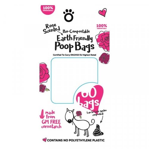 Bio-Compostable Poop Bags - 60 Pack, 4 Rolls