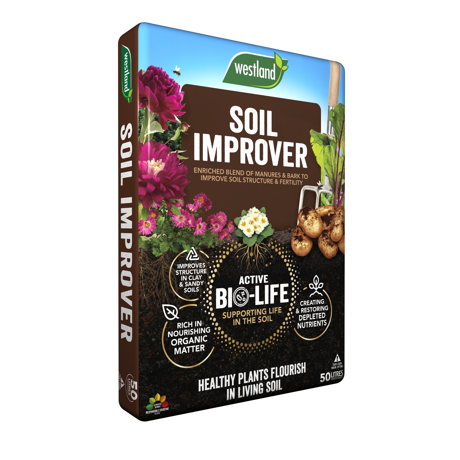 Bio Life Soil Improver 50L Stewarts Garden Centre