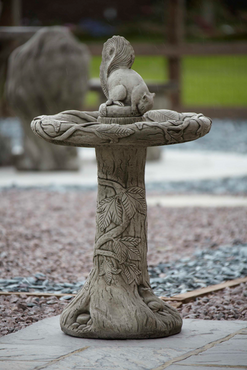 Bird Bath Ivy Squirrel - image 1