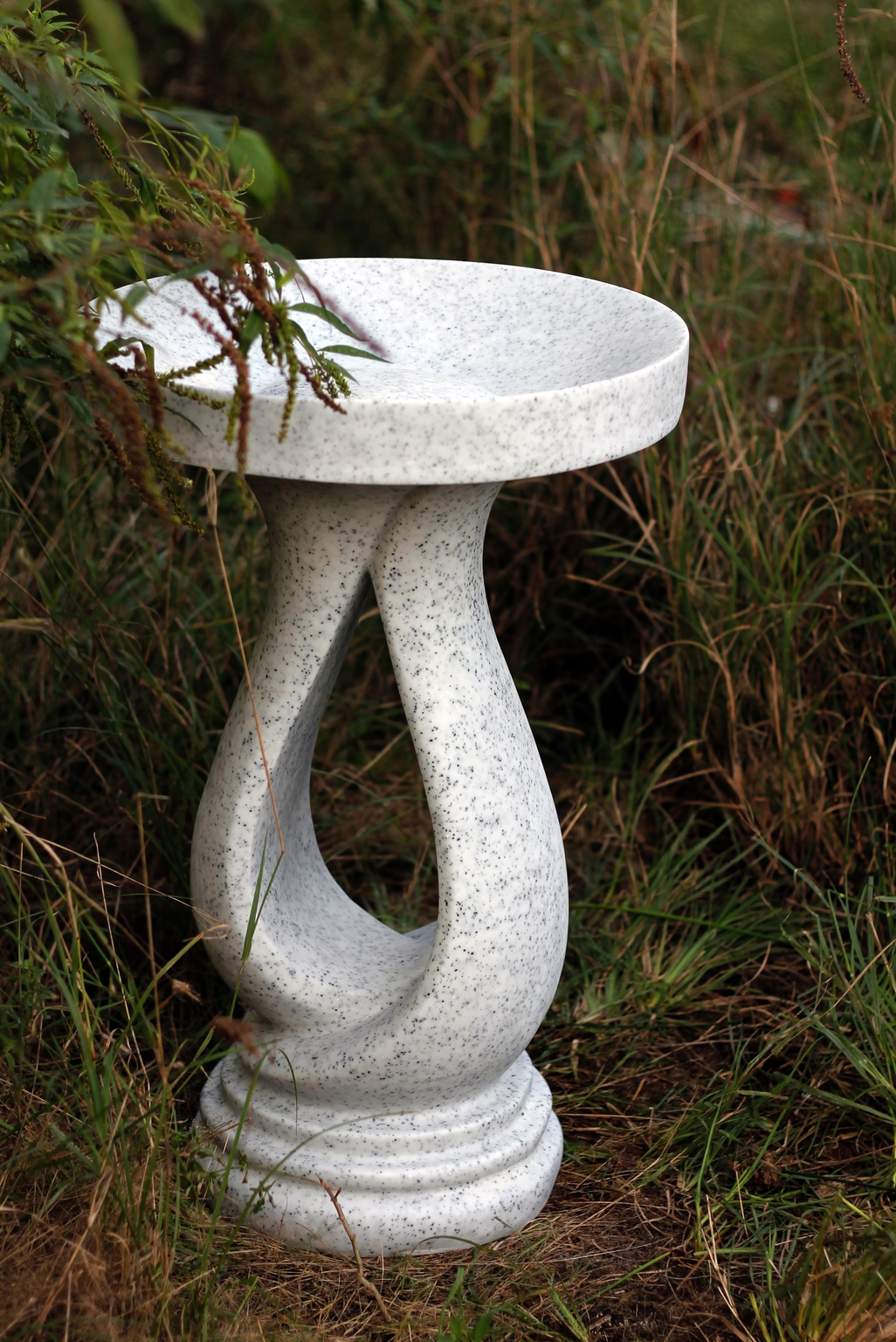 Bird Bath Looping Grey - Stewarts Garden Centre