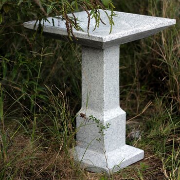 Bird Bath Standard Grey