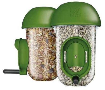 Bird Feeder LONA Silo D1 Duo Green - image 1