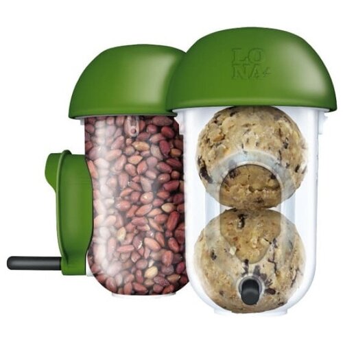 Bird Feeder LONA Silo D2 Combi Green - image 1