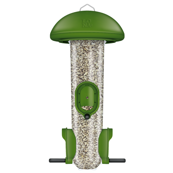 Bird Feeder LONA Silo S3 Green Stewarts Garden Centre