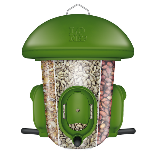 Bird Feeder LONA Silo S6 Green - image 1