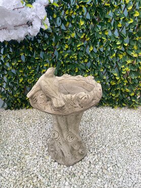 Birdbath Dove Pedestal Sherwood - image 1