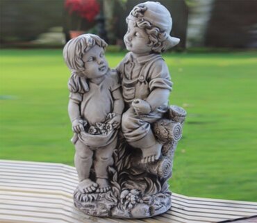 Boy & Girl On Gate 45cm