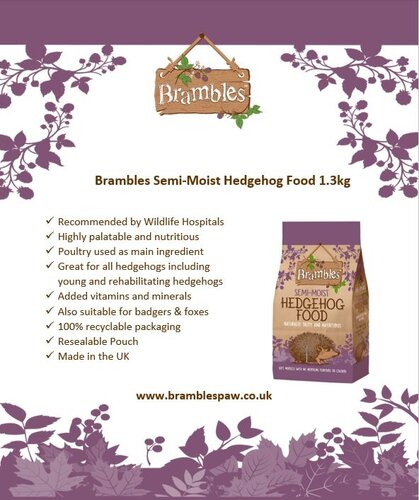 Brambles Semi Moist Hedgehog Food 1.3Kg