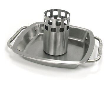 Broil King Stainless Steel Chicken Roaster with Pan