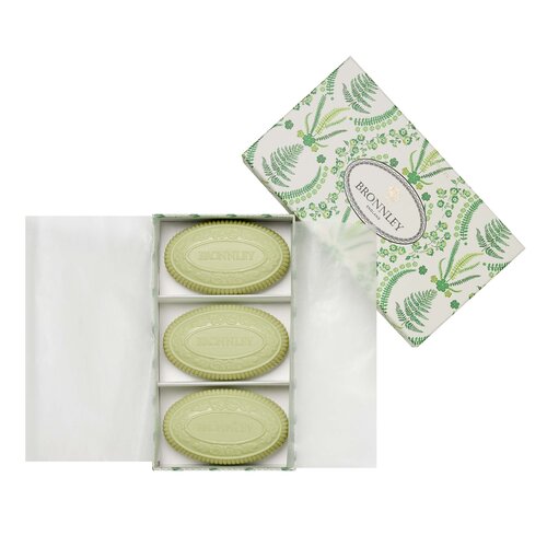 Bronnley English Fern Soap Trio Gift Box - image 6