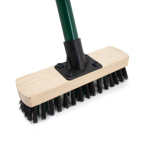 Broom Wooden Deck Brush 9" UK - image 1