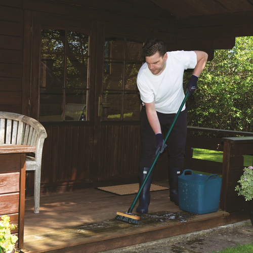 Broom Wooden Deck Brush 9" UK - image 4