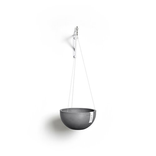 Brussels Hanging Eco Pot Light Grey 27cm - image 1