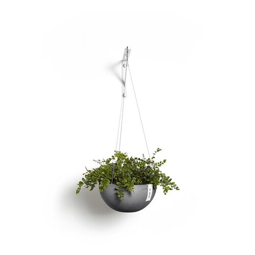 Brussels Hanging Eco Pot Light Grey 27cm - image 2