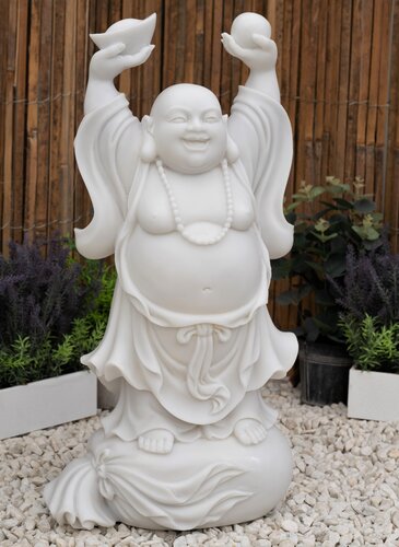 Buddha Cheering White