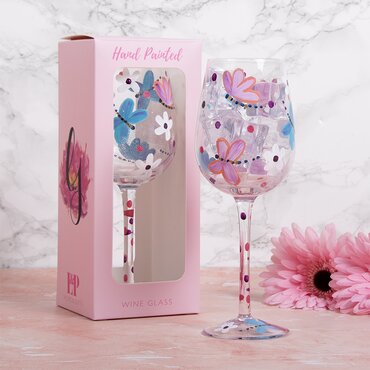 Wine Glass Butterflies
