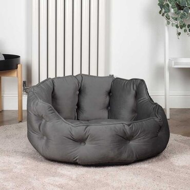 Button-Tufted Bed Slate Small - image 2