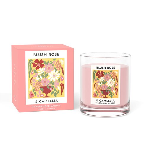 Candle Blush Rose & Freesia