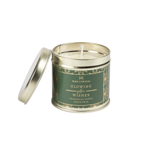 Candle Tin Golden Wishes