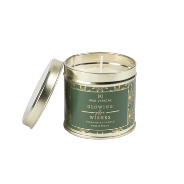 Candle Tin Golden Wishes