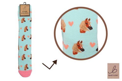 Childs Welly Sock Horse Love