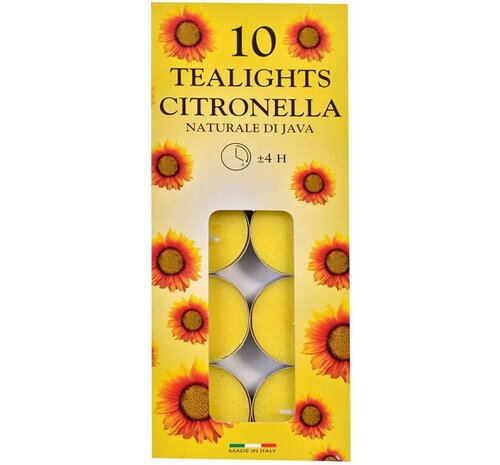 Citronella Tealights (Pack of 10)