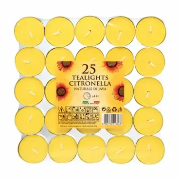Citronella Tealights ( Pack of 25)
